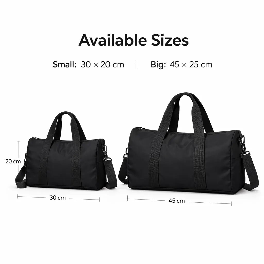 Black sport bag