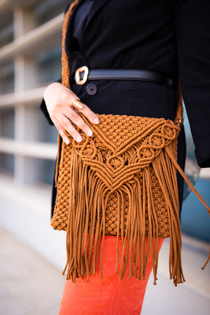 cross body handmade bag